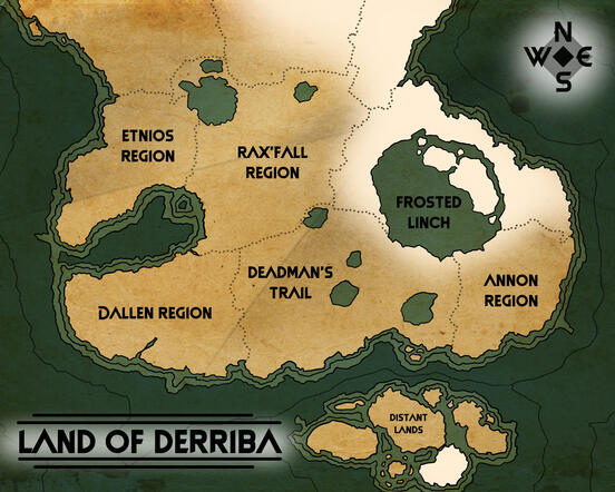 Map of Derriba